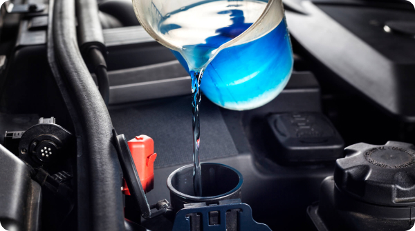 Замена охлаждающей жидкости — фото