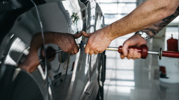 Ремонт вмятин — фото